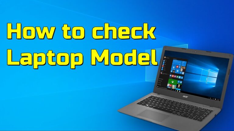 Read more about the article how to know model of laptop in 2024 easy method