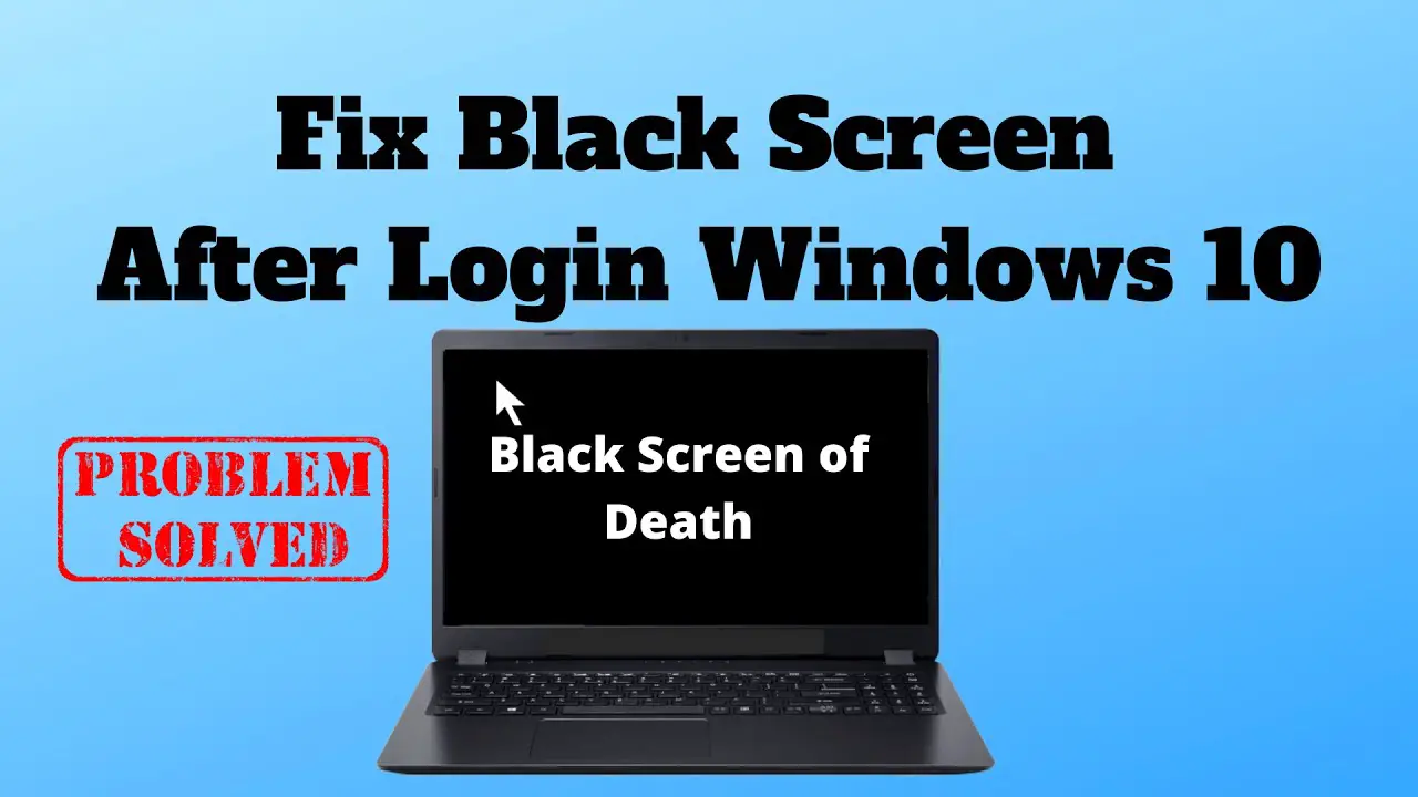 You are currently viewing How to solve laptop screen is on but black in 2024 ( Updated Method)