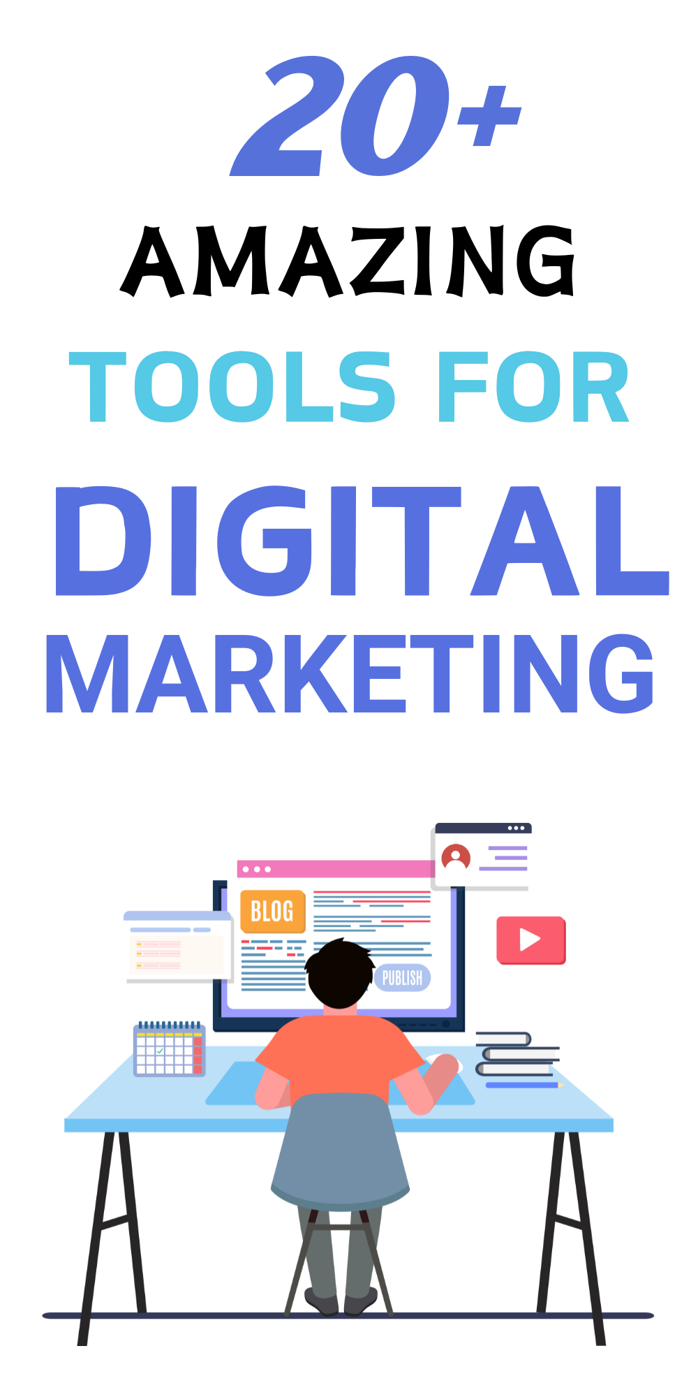 Read more about the article 20+ digital marketing tools for beginners that will help you get started